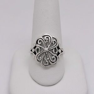 Sterling Silver Filagree Ring
